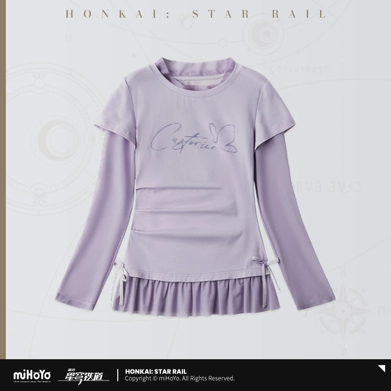 
崩壊：スターレイル キャストリステーマイメージシリーズ フェイクレイヤードTシャツ 规格图片