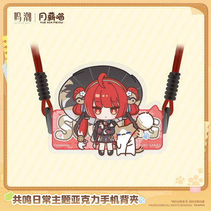 
鳴潮×月薪喵「共鳴日常」テーマ アクリルスマホグリップ 商品图 5