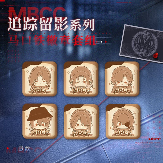 追跡留影シリーズ トレカデコセット＋Bタイプ ブリキ缶バッジセット（特典） 商品主图 1