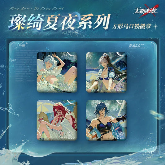 無期迷途 きらめく夏夜シリーズ 缶バッジ 商品图 1