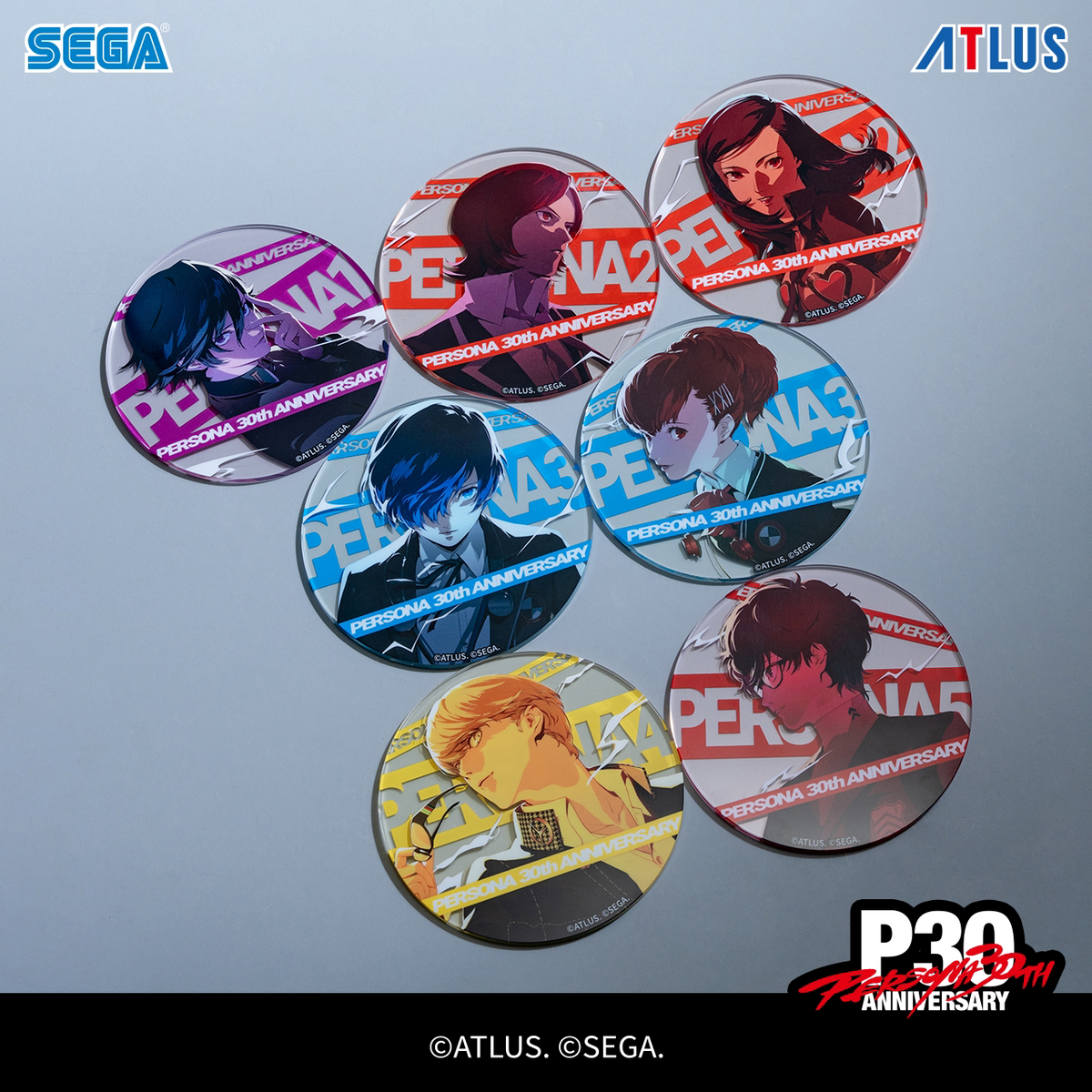 
ペルソナ SEGA中国限定 30周年記念 P30th ランダムアクリルコースターA 商品图 4