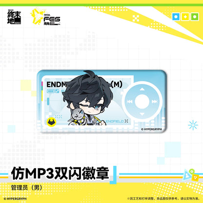 
アークナイツ：エンドフィールド MP3風缶バッジ 商品图 2