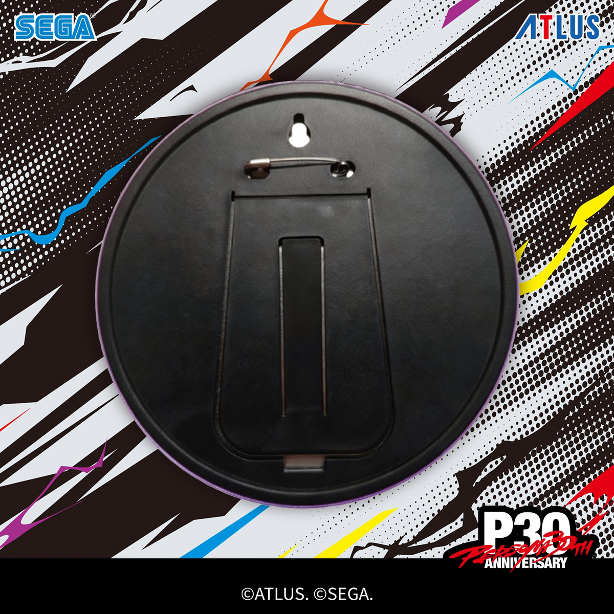 
ペルソナ SEGA中国限定 30周年記念キービジュアル P30th 超大型缶バッジ 15cm 商品主图 2