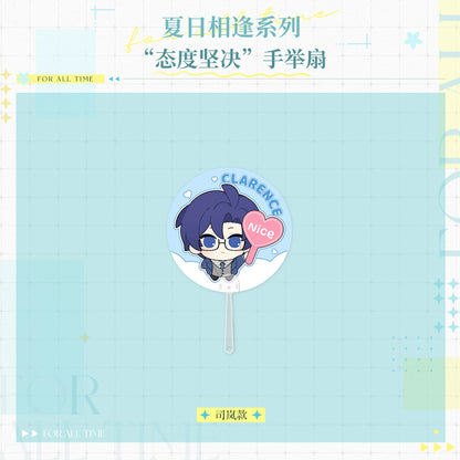 
時空の絵旅人「夏日相逢」シリーズ「態度を貫く」扇子 规格图片