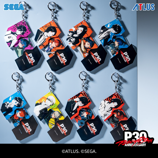 ペルソナ SEGA中国限定 30周年記念 P30th トレーディングスライドアクリルキーホルダー 商品图 2