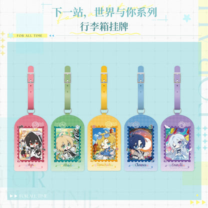 
『時空の絵旅人』「次の駅、世界とあなた」シリーズ スーツケースタグ 规格图片