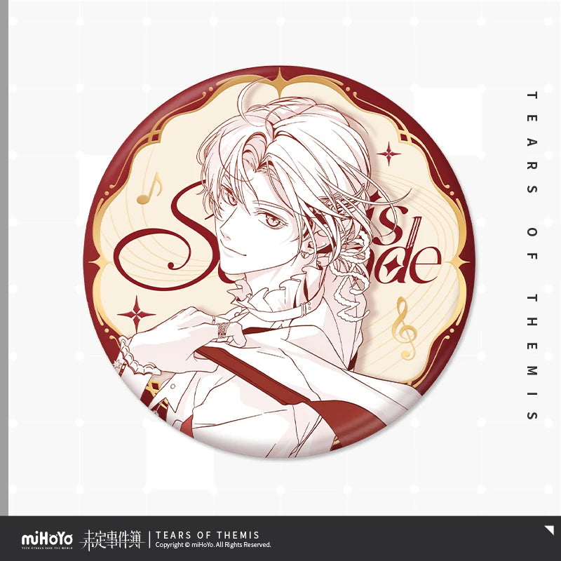 未定事件簿 心乐未名シリーズ 光刻双色線画風缶バッジ 水無瀬夏彦 规格图片