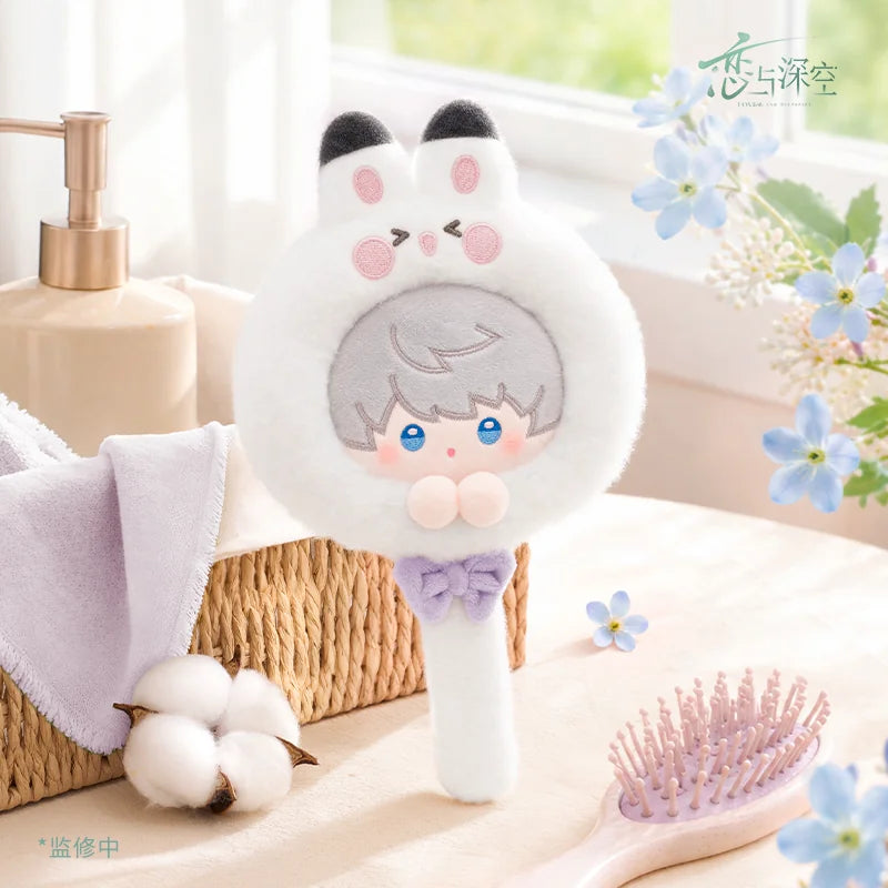恋と深空 林嶼呼吸シリーズ ぬいぐるみハンドミラー 规格图片