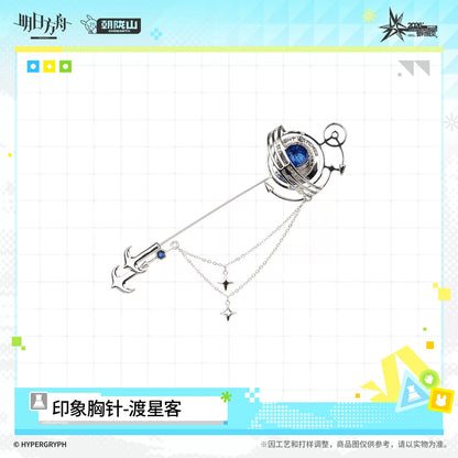 
アークナイツ 渡星客 イメージピンバッジ 规格图片 1