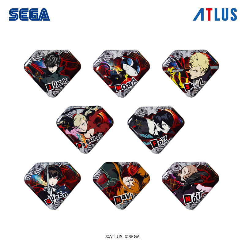 
ペルソナ5 ザ・ロイヤル P5R SEGA中国限定 トレーディングスクエア缶バッジE 商品图 3