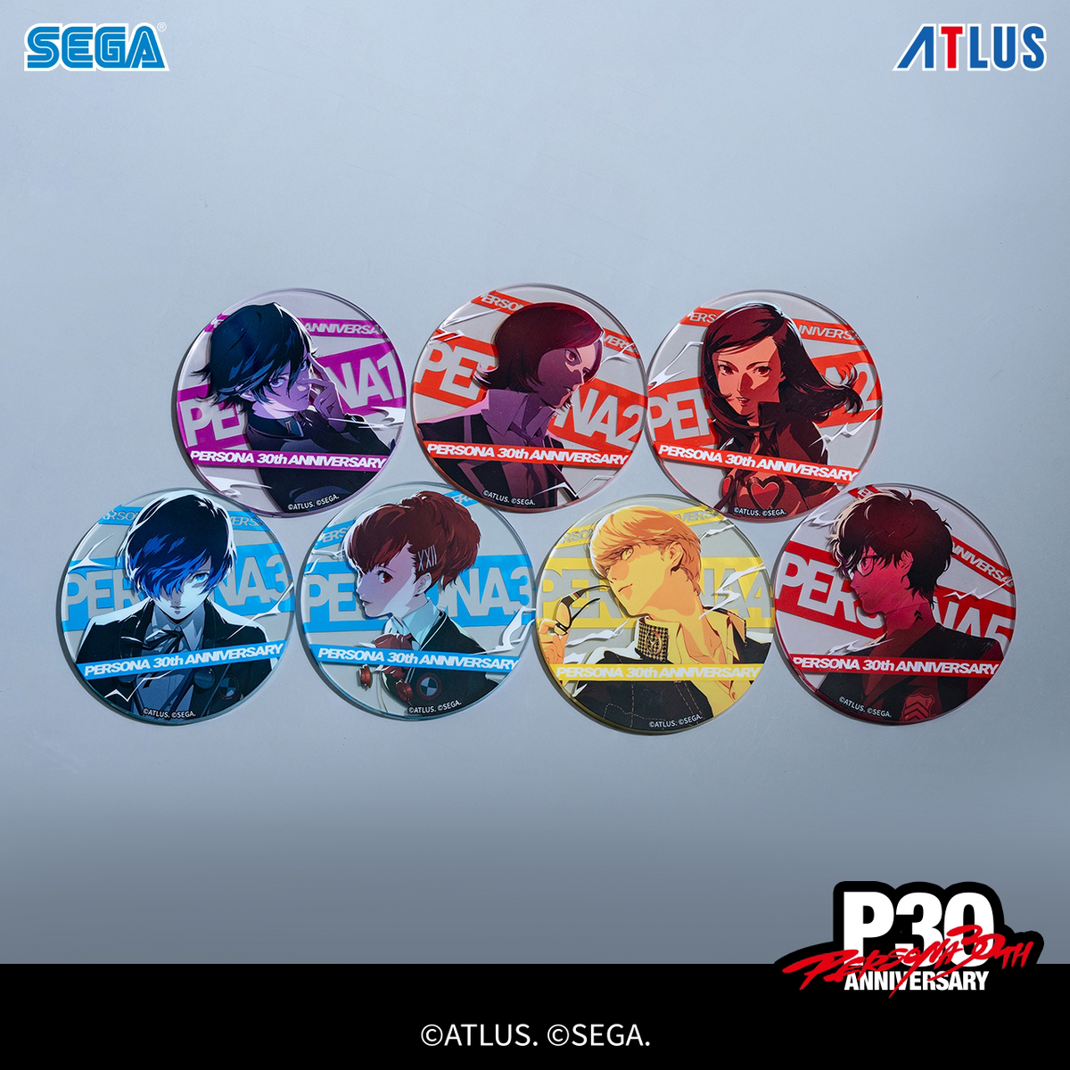 
ペルソナ SEGA中国限定 30周年記念 P30th ランダムアクリルコースターA 商品图 3