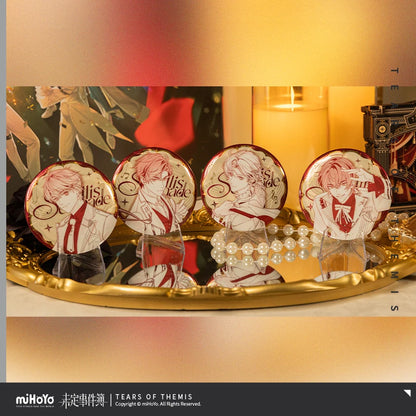 
未定事件簿 心乐未名シリーズ 光刻双色線画風缶バッジ 水無瀬夏彦 商品图 1