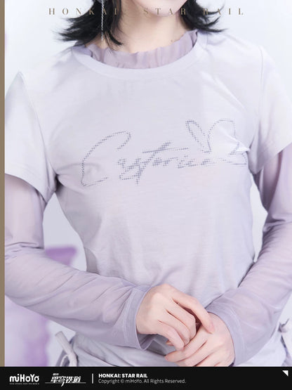 
崩壊：スターレイル キャストリステーマイメージシリーズ フェイクレイヤードTシャツ 商品图 4