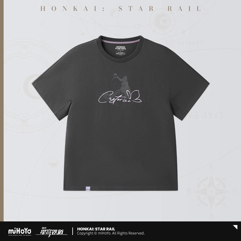 
崩壊：スターレイル 遐蝶主题印象系列 Tシャツ 规格图片