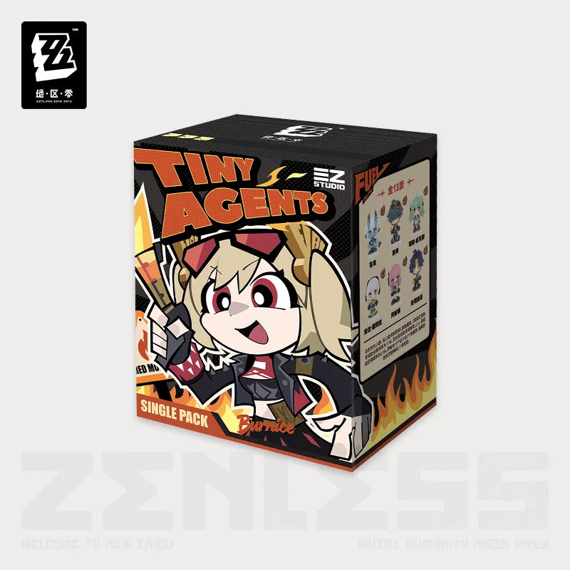 ゼンレスゾーンゼロ TinyAgents デフォルメフィギュア ブラインドボックス 商品主图