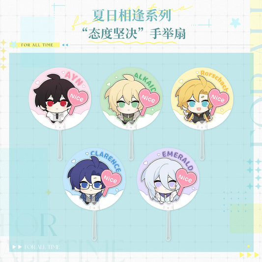 時空の絵旅人「夏日相逢」シリーズ「態度を貫く」扇子 商品图 1
