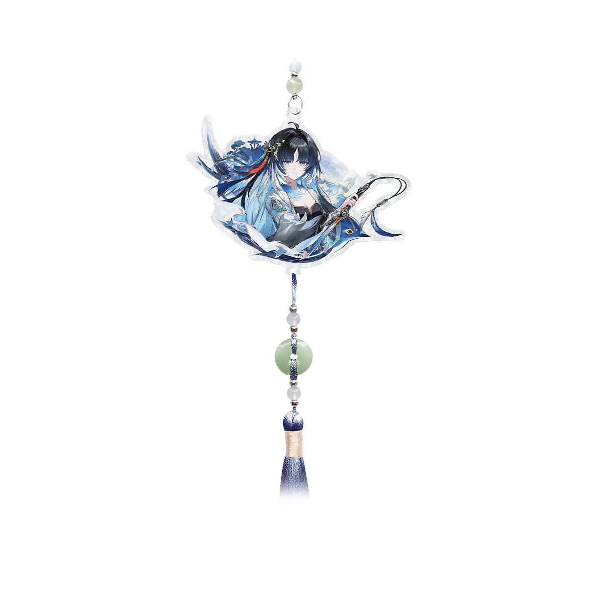 鳴潮 「夢州絵影」テーマ アクリルキーホルダー 规格图片